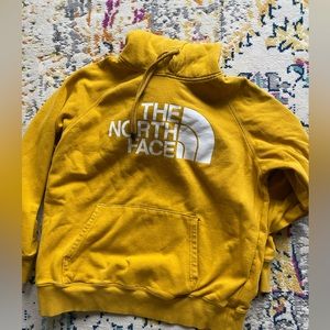 North Face Mustard Yellow Hoodie